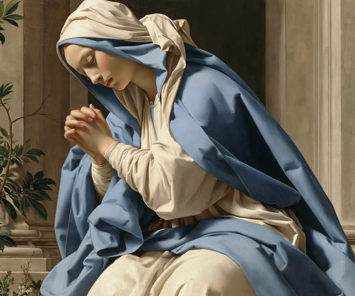 Virgin Mary in Prayer - Florentine Renaissance - Christian artwork collection
