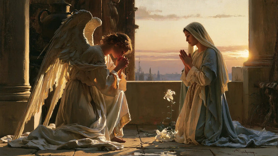The Annunciation - The Annunciation at Dawn · Landscape n° 2