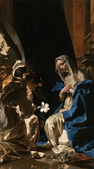 The Annunciation - Black and Gold · Portrait n° 5