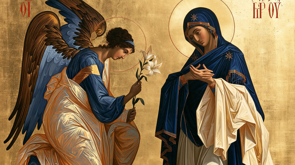 The Annunciation — The Lily before the Ivory Sleeves