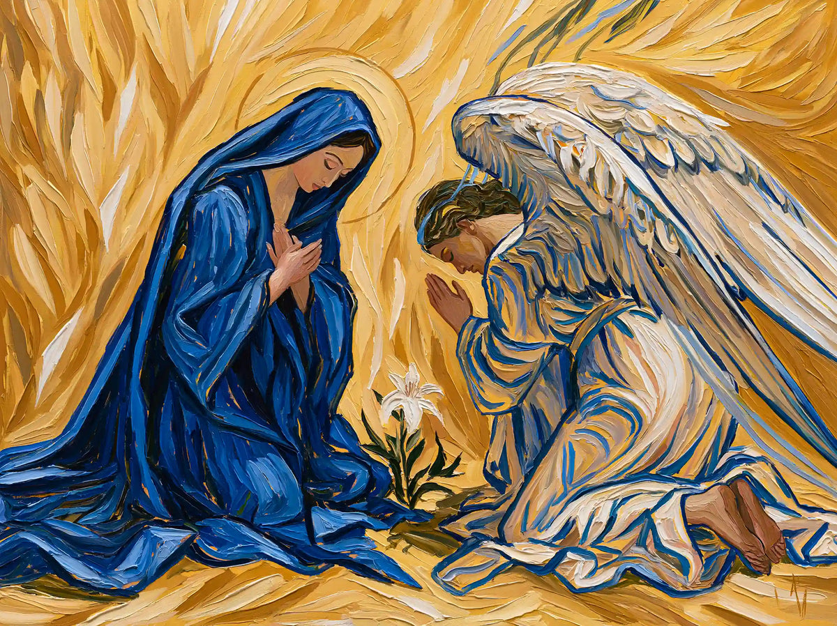 Annunciation in the Golden Chamber – Post-Impressionist Art · Landscape