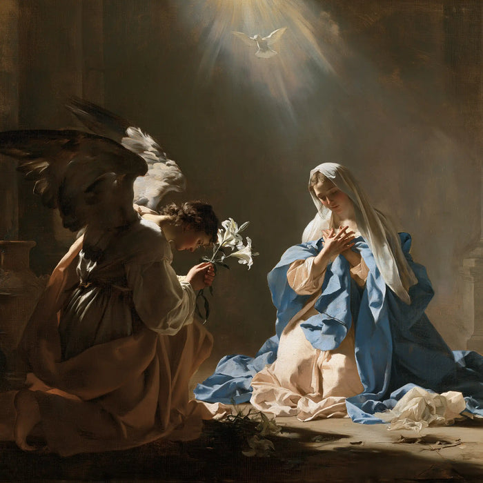 The Annunciation — The Bouquet before the White Veil