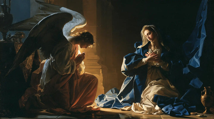 The Annunciation - Midnight Blue Chiaroscuro · Landscape n° 15