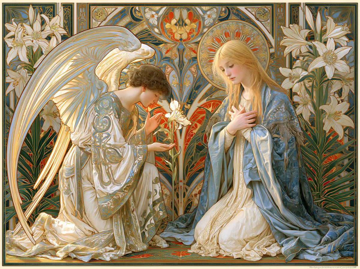 The Annunciation - Sacred Art Nouveau · Landscape n° 7