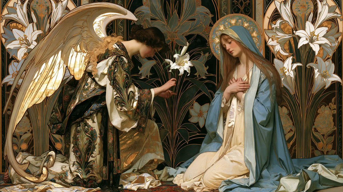 The Annunciation - Sacred Art Nouveau · Landscape n° 20