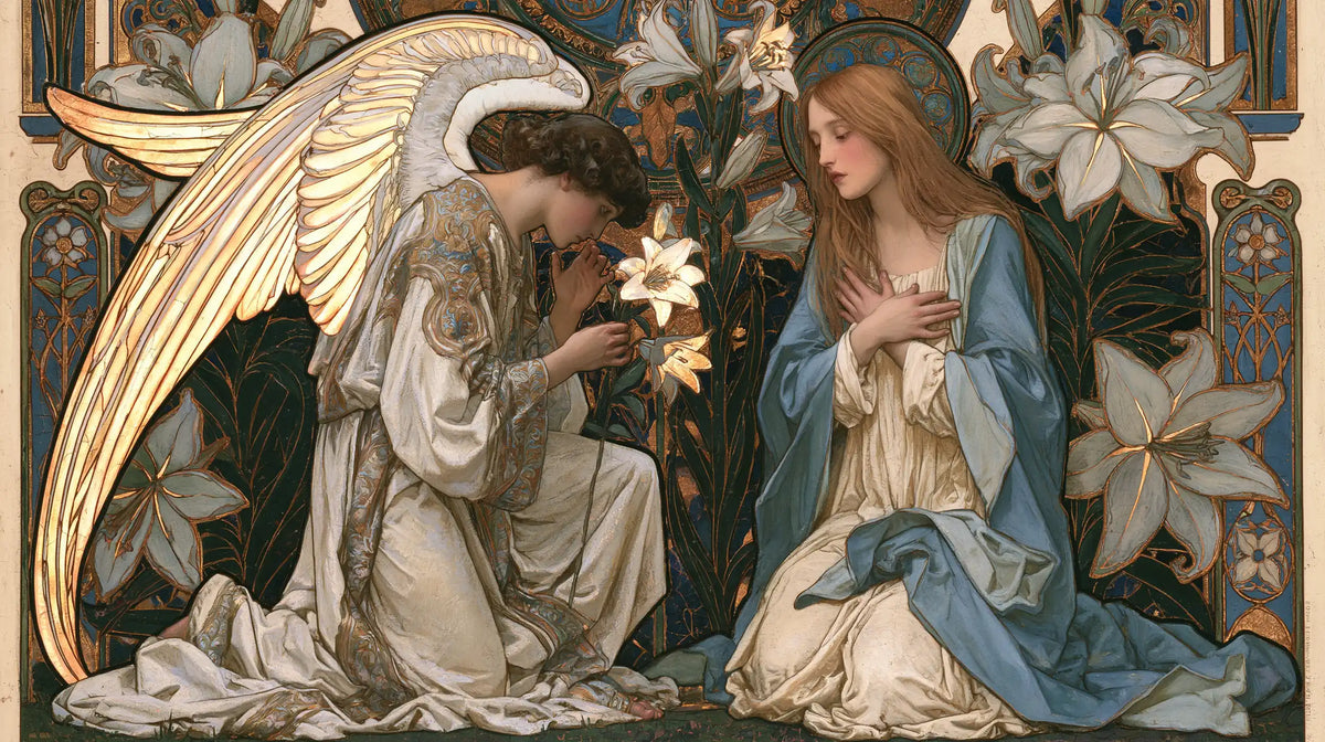 The Annunciation - Sacred Art Nouveau · Landscape n° 22