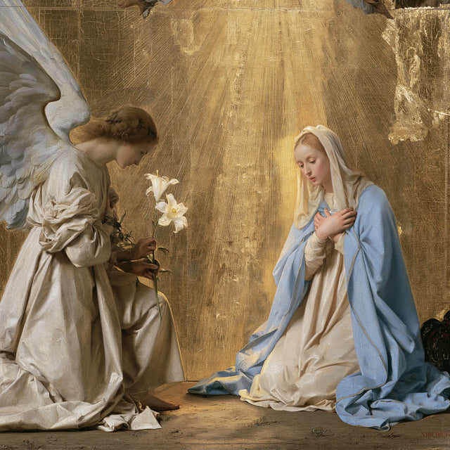 The Annunciation - Sacred Gold · Square n° 7