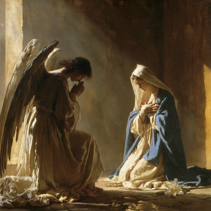 The Annunciation — The Resting Flower in Slanting Light