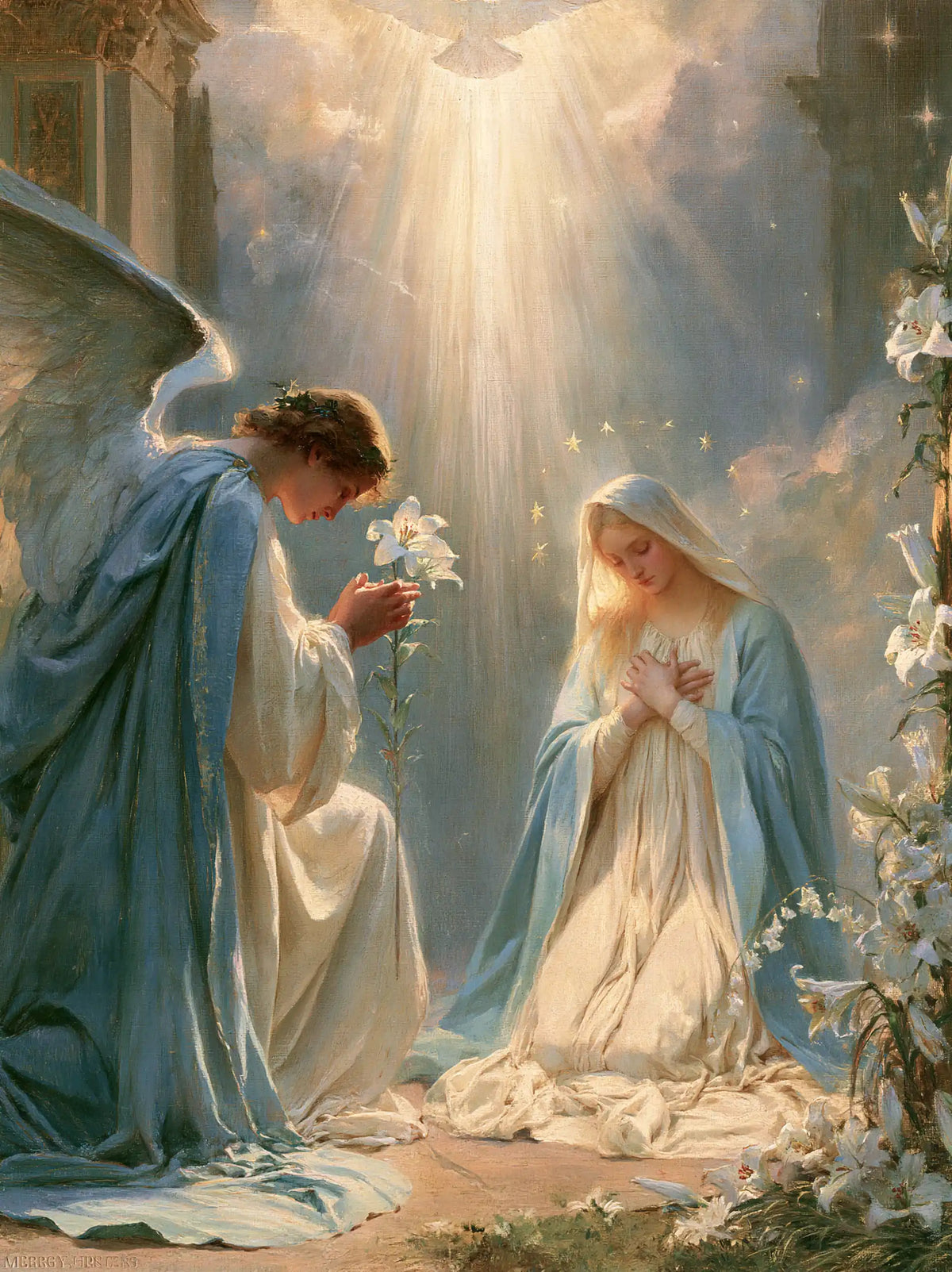 The Annunciation - Symbolist · Portrait n° 13