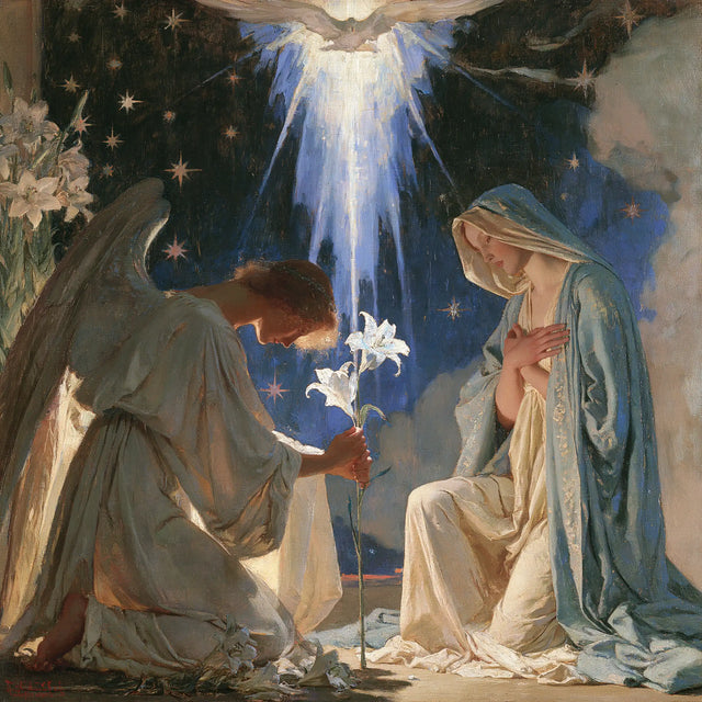 The Annunciation - Symbolist · Square n° 6