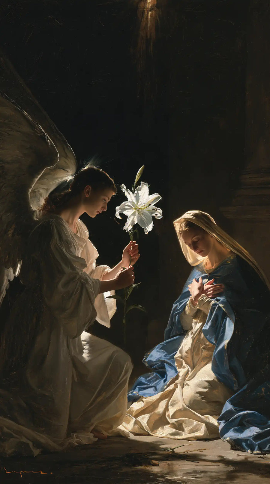 The Annunciation - The White Lily as Symbol · Portrait n° 6