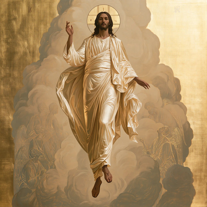 The Ascension of Jesus Christ - Contemporary Byzantine · Square n° 3