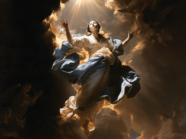 The Assumption of Mary - Black and Gold · Landscape n° 2