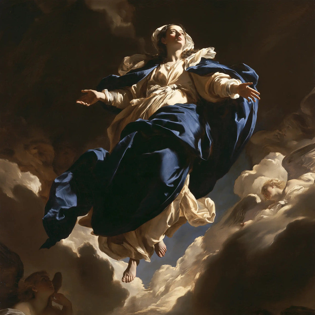 The Assumption of Mary — Palms Above the Distant Blue