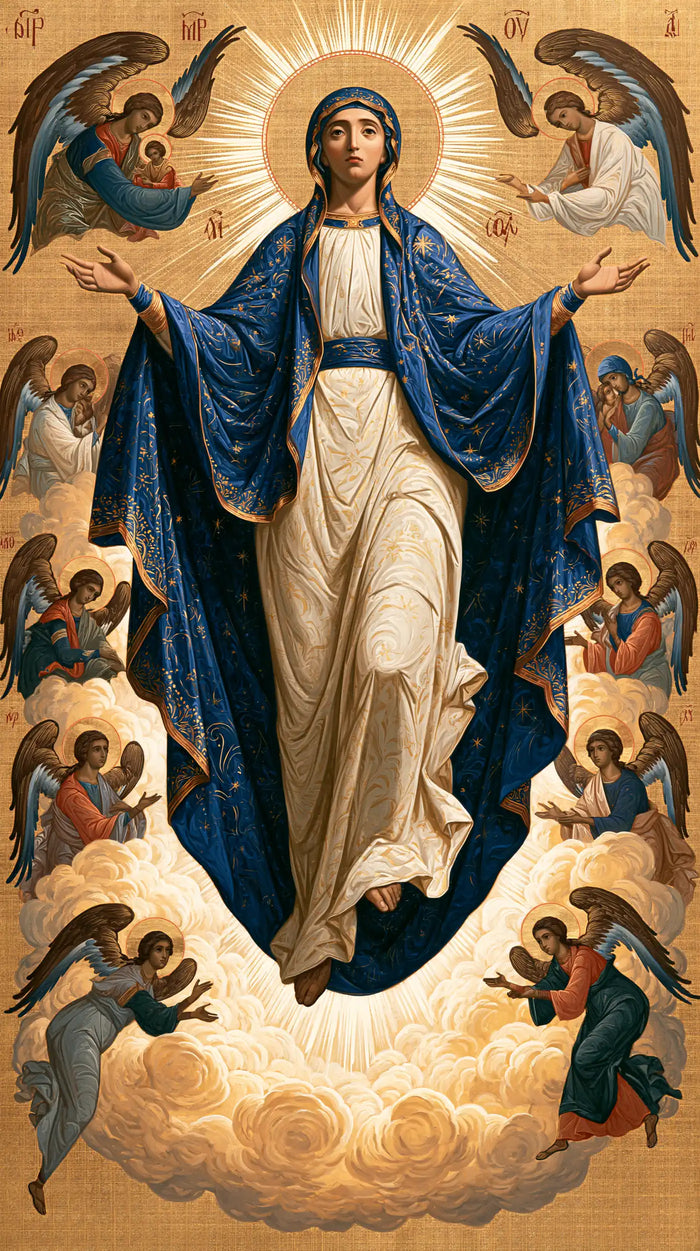 The Assumption of Mary — Light Along the Mantle