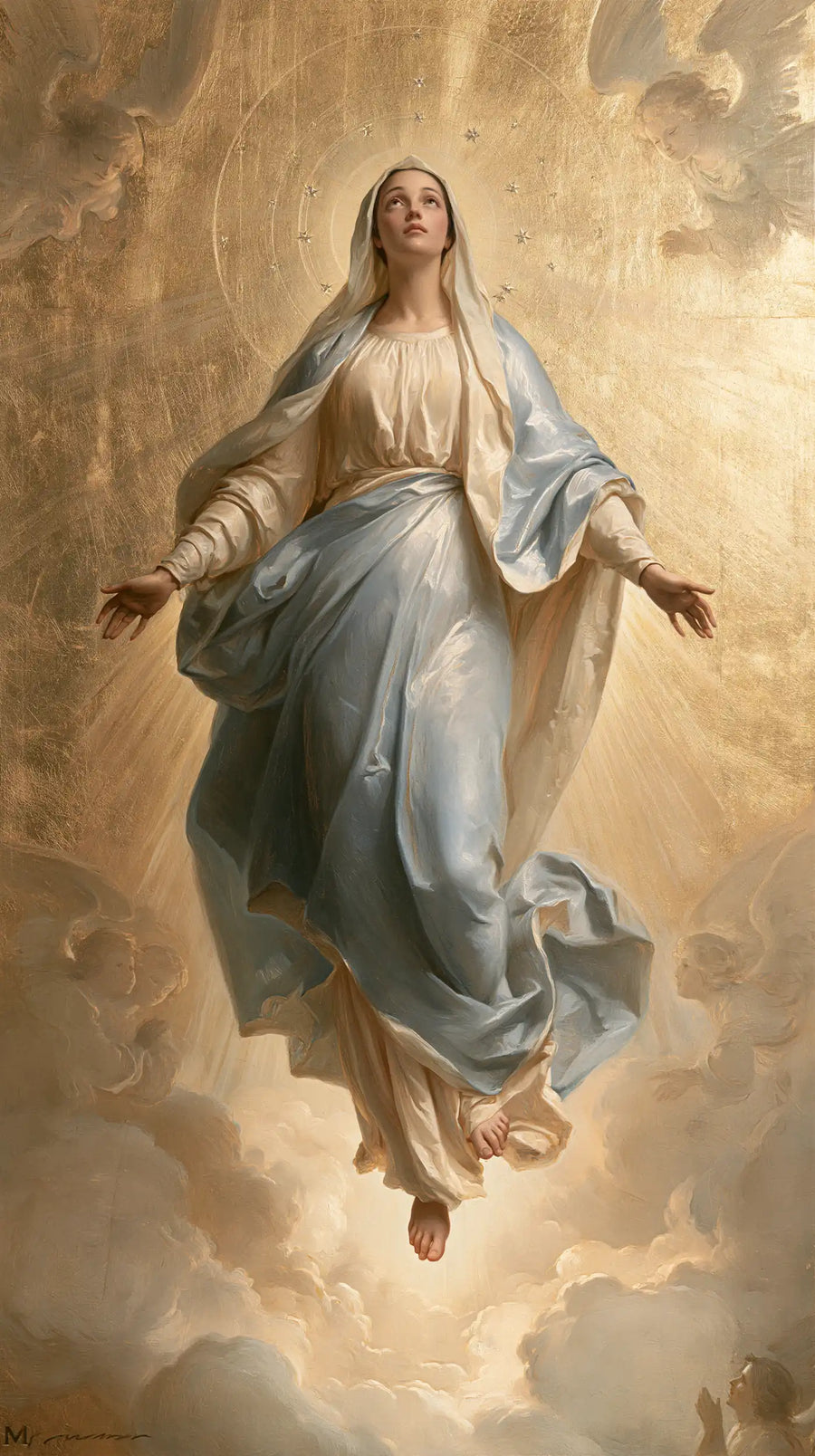 The Assumption of Mary - Sacred Gold · Portrait n° 8