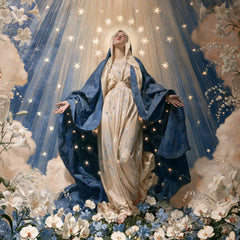 The Assumption of Mary — The Blue Curtain of Delicate Lights