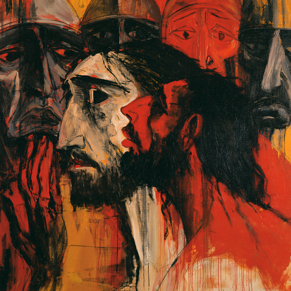 La Traición de Judas - Expresionista · Carré n° 4 - Arte cristiano