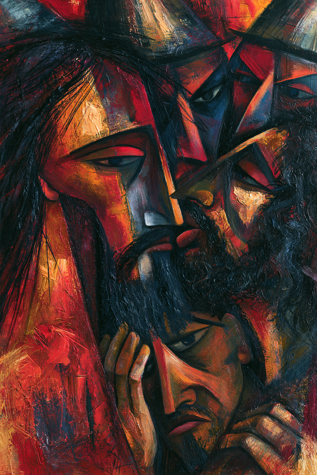 La Traición de Judas - Expresionista · Retrato n° 6