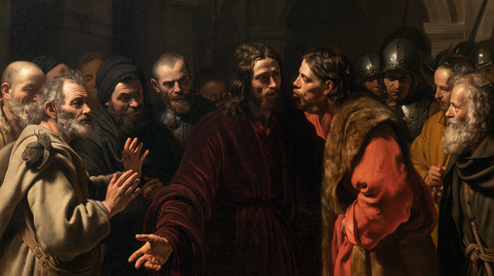 La Traición de Judas - Rojo del sacrificio · Paisaje n° 5