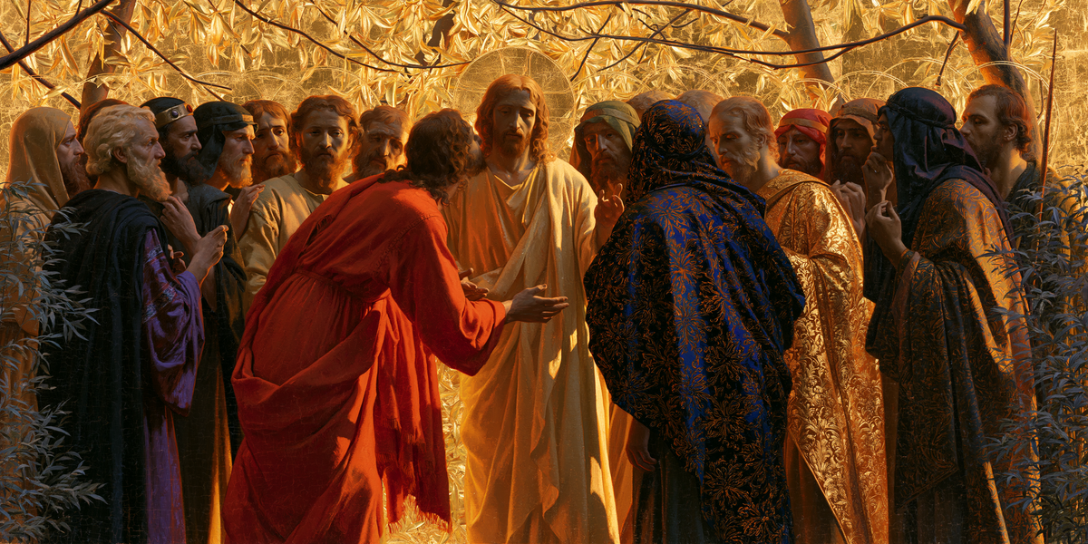 La Traición de Judas - Sagrado Oro · Paisaje n° 8 - Arte cristiano