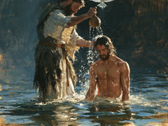 The Baptism of Jesus – Expressionist · Kneeling in the Jordan · Landscape no. 2