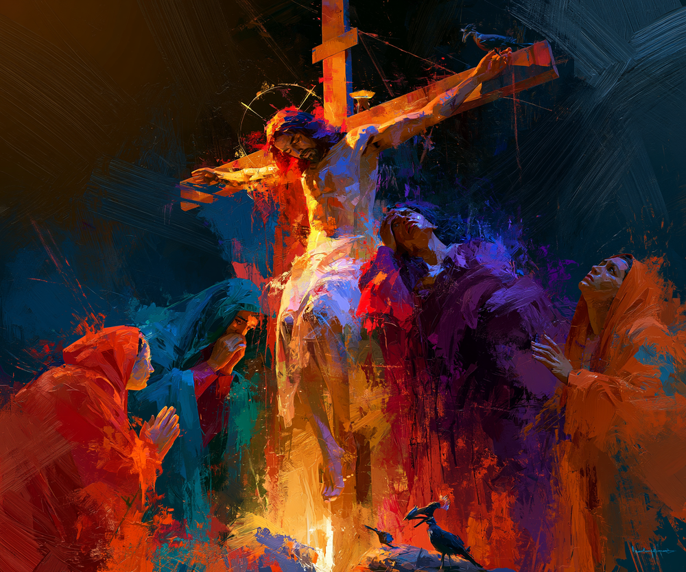 La Crucifixión - Expresionista · Paisaje n° 4 - Arte cristiano