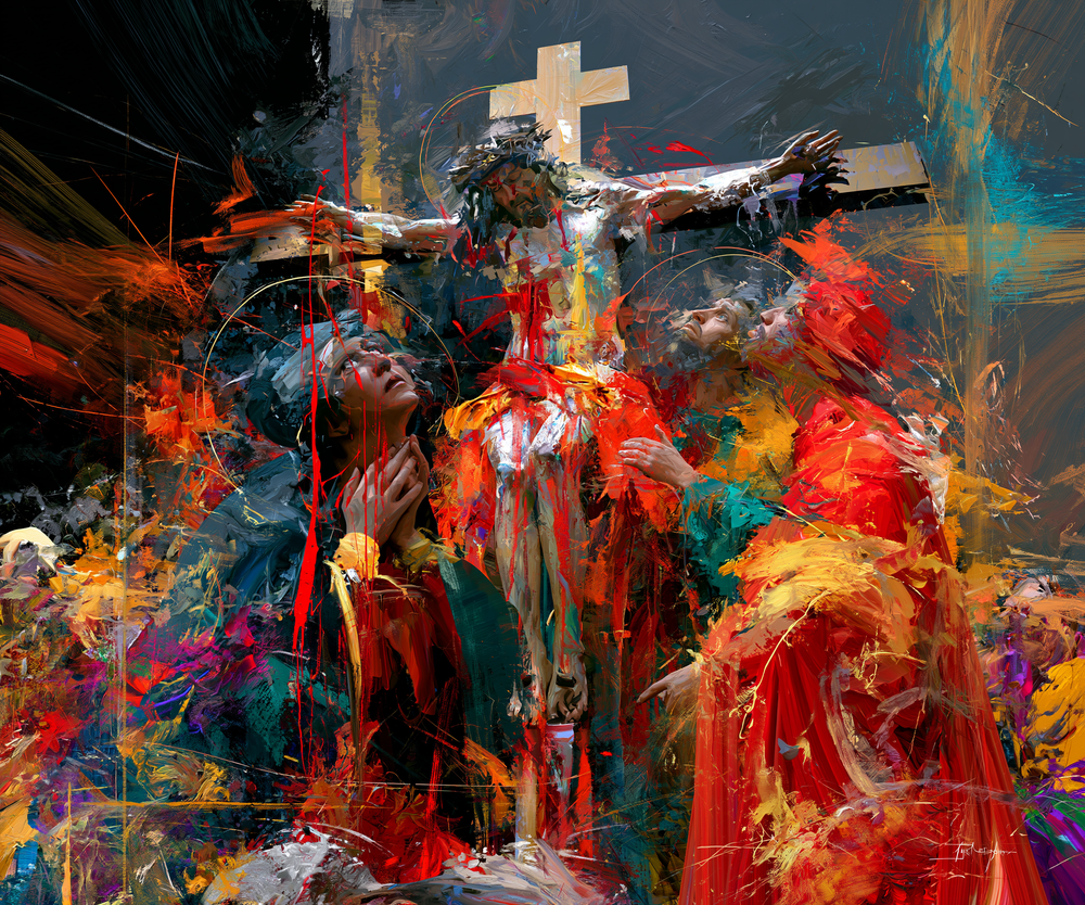 La Crucifixión - Expresionista · Paisaje n° 7 - Arte cristiano