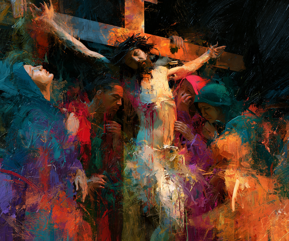 La Crucifixión - Expresionista · Paisaje n° 8 - Arte cristiano