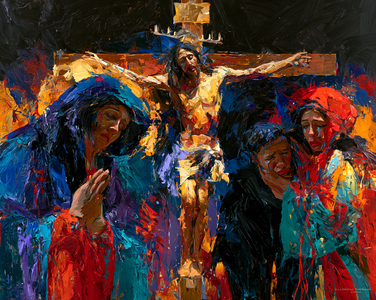La Crucifixión - Expresionista · Paisaje n° 10 - Arte cristiano