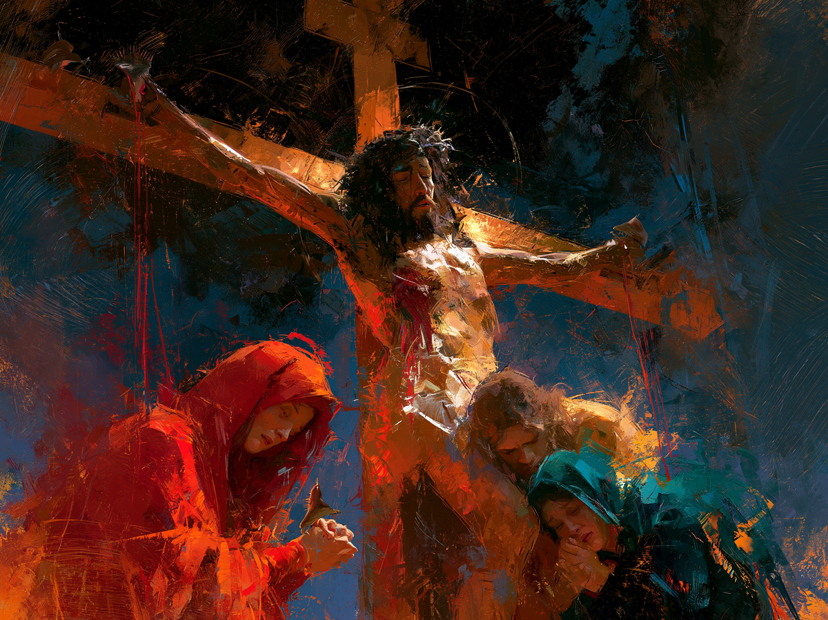 La Crucifixión - Expresionista · Paisaje n° 14 - Arte cristiano