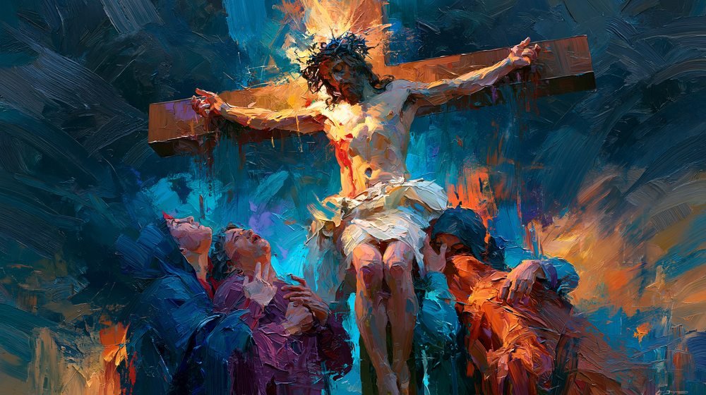 La Crucifixión - Expresionista · Paisaje n° 20 - Arte cristiano