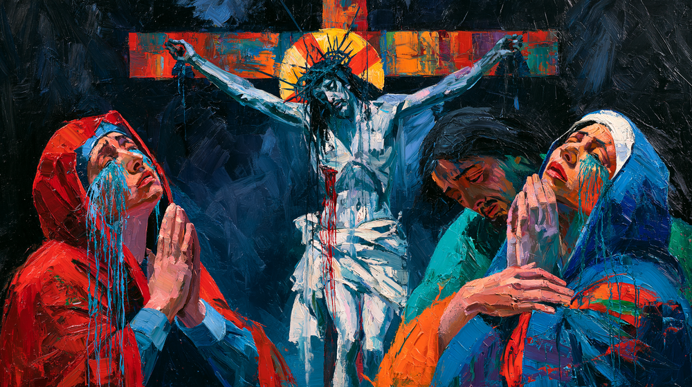 La Crucifixión - Expresionista · Paisaje n° 21 - Arte cristiano