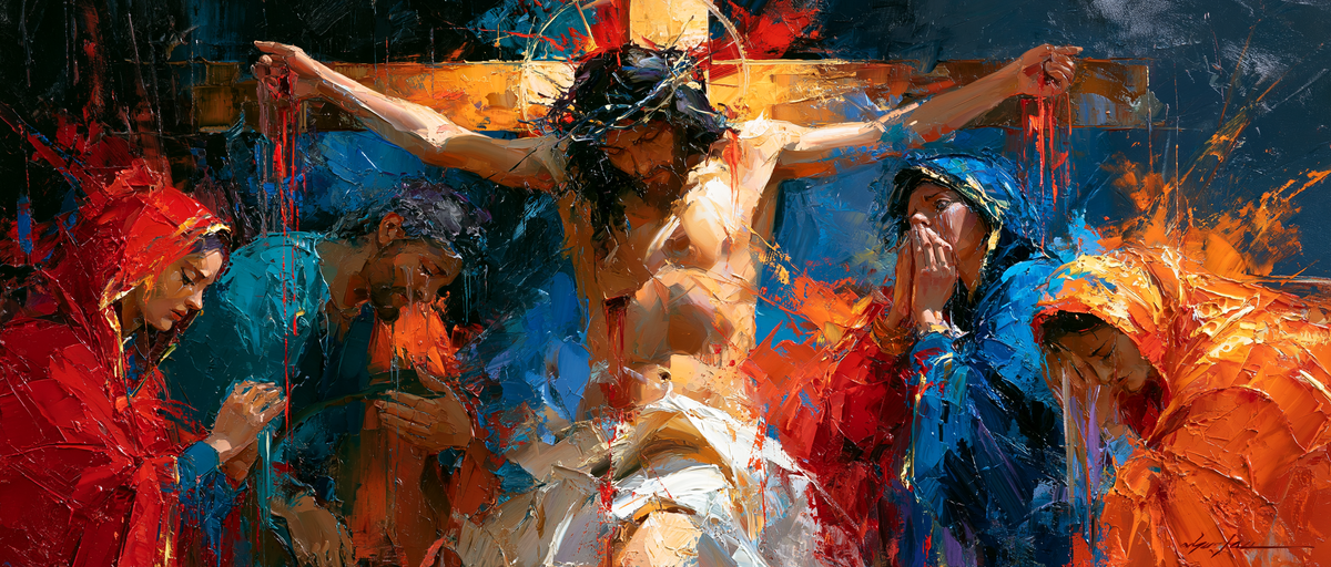 La Crucifixión - Expresionista · Paisaje n° 28 - Arte cristiano