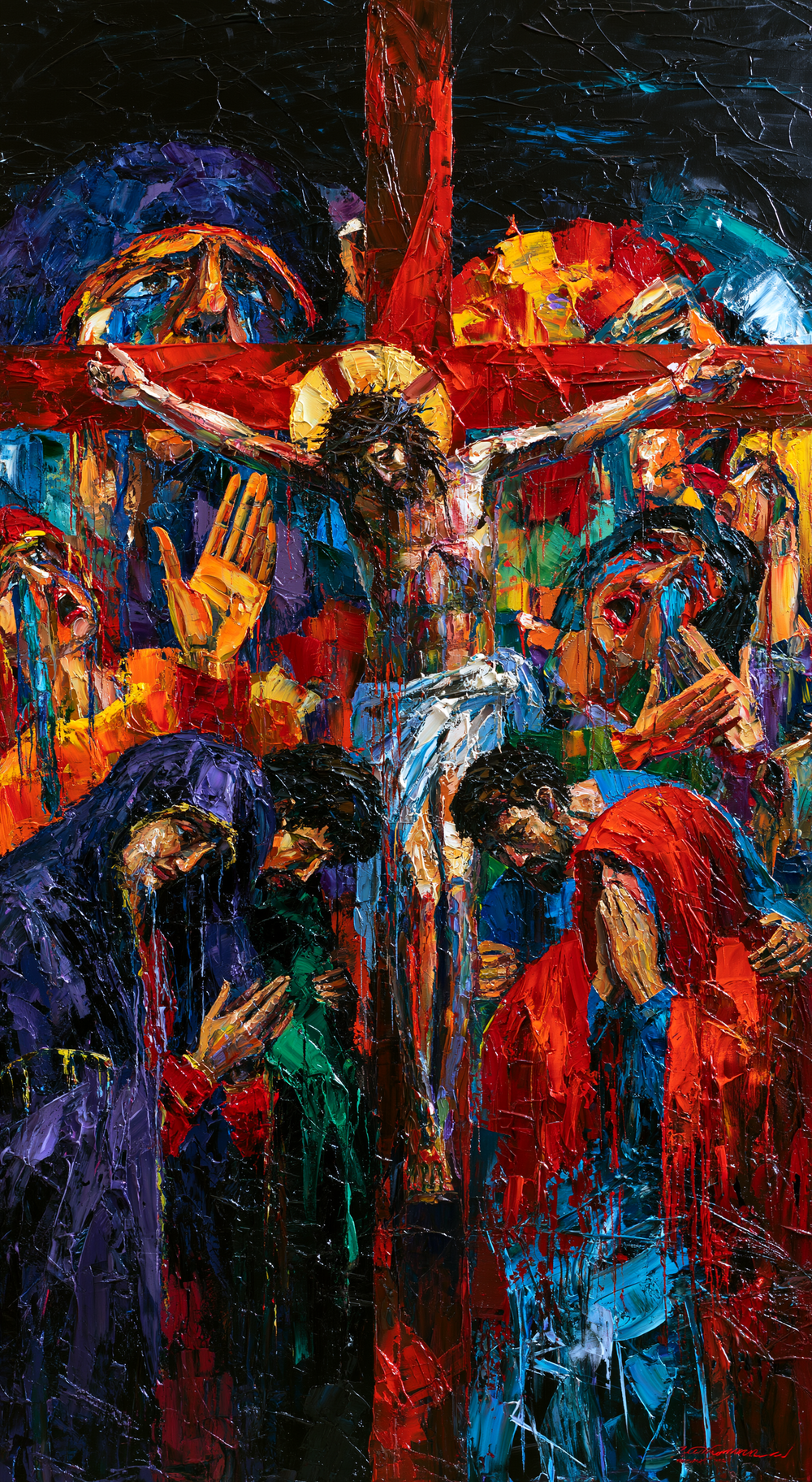 La Crucifixión - Expresionista · Retrato n° 6 - Arte cristiano