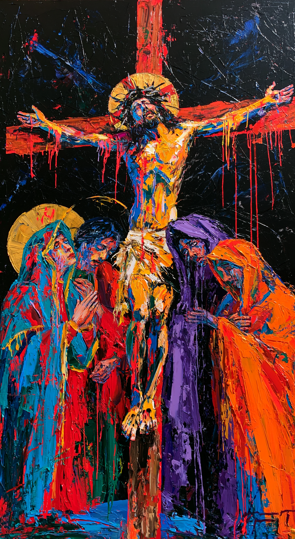 La Crucifixión - Expresionista · Retrato n° 7 - Arte cristiano