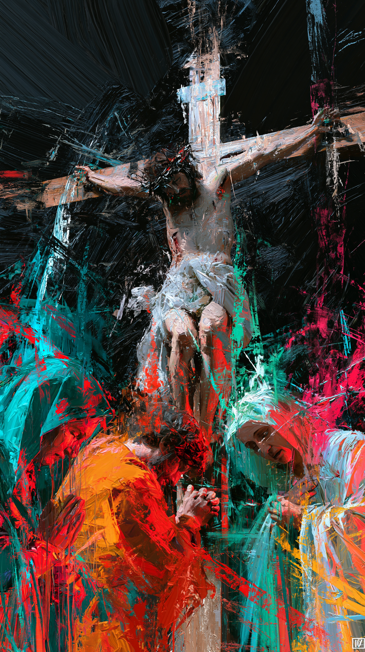 La Crucifixión - Expresionista · Retrato n° 10