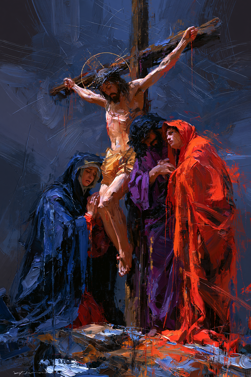 La Crucifixión - Expresionista · Retrato n° 13 - Arte cristiano