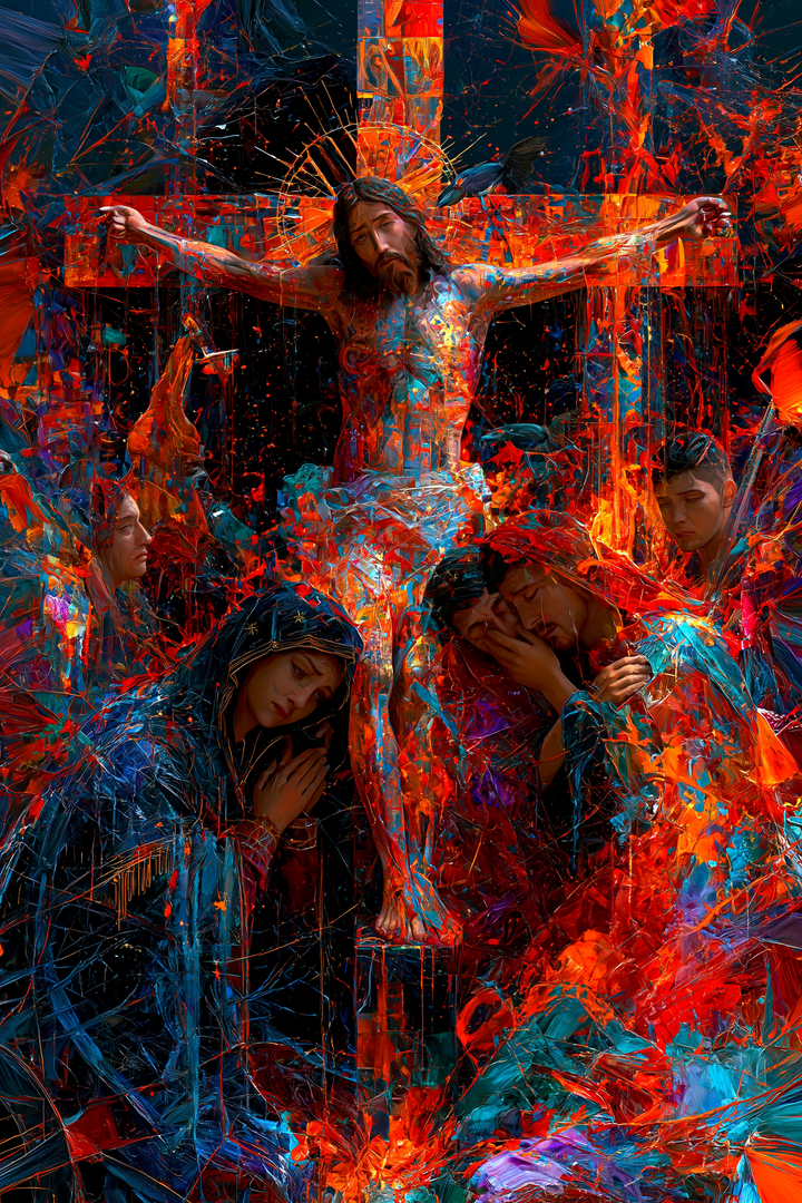 La Crucifixión - Expresionista · Retrato n° 14