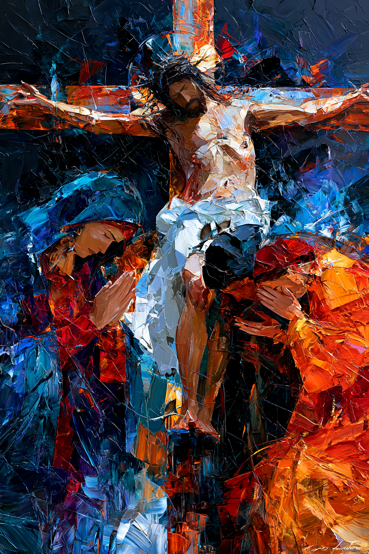 La Crucifixión - Expresionista · Retrato n° 16 - Arte cristiano