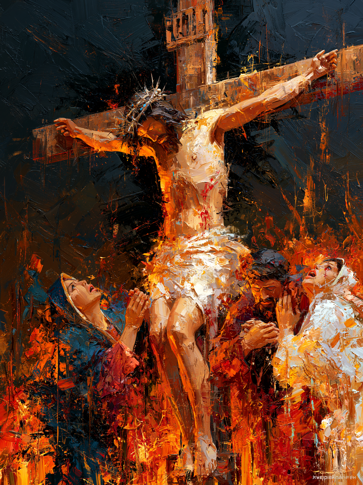 La Crucifixión - Expresionista · Retrato n° 19