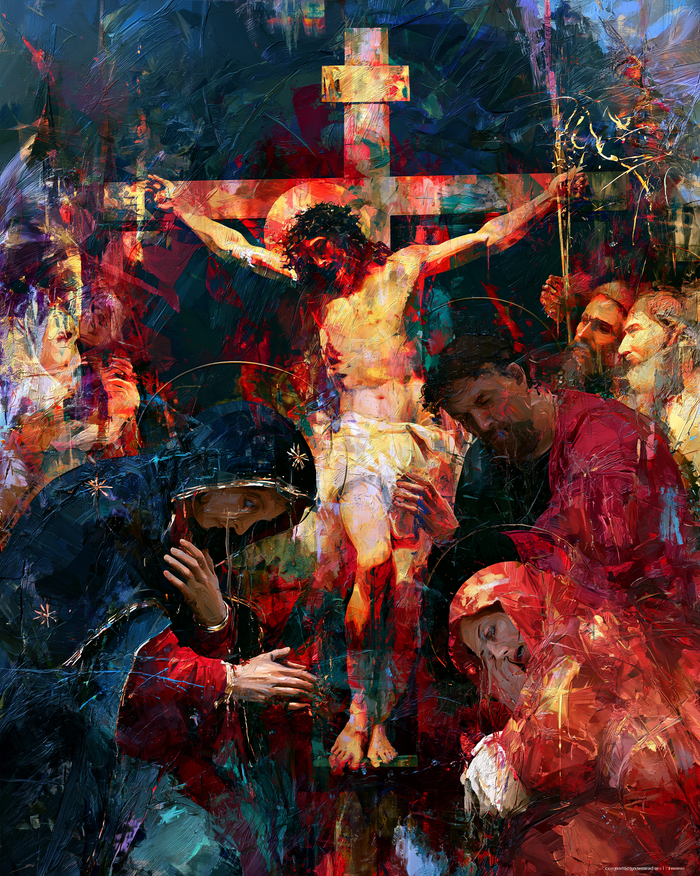 La Crucifixión - Expresionista · Retrato n° 21
