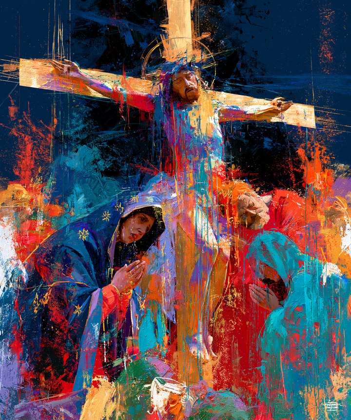 La Crucifixión - Expresionista · Retrato n° 25