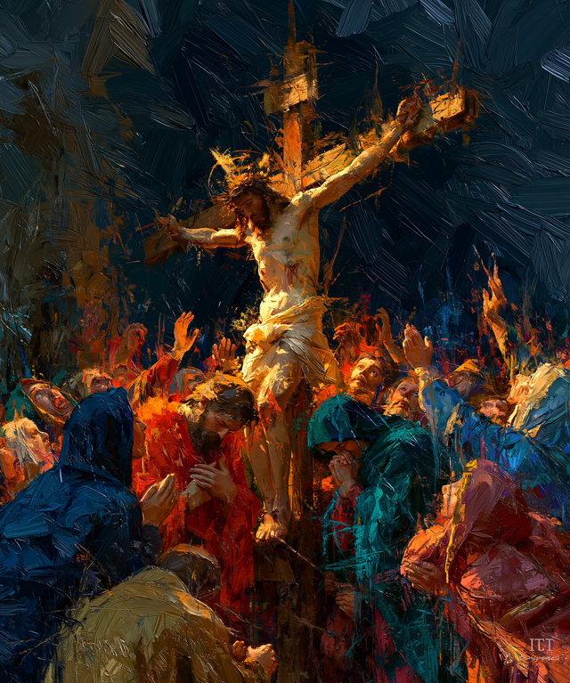 La Crucifixión - Expresionista · Retrato n° 26