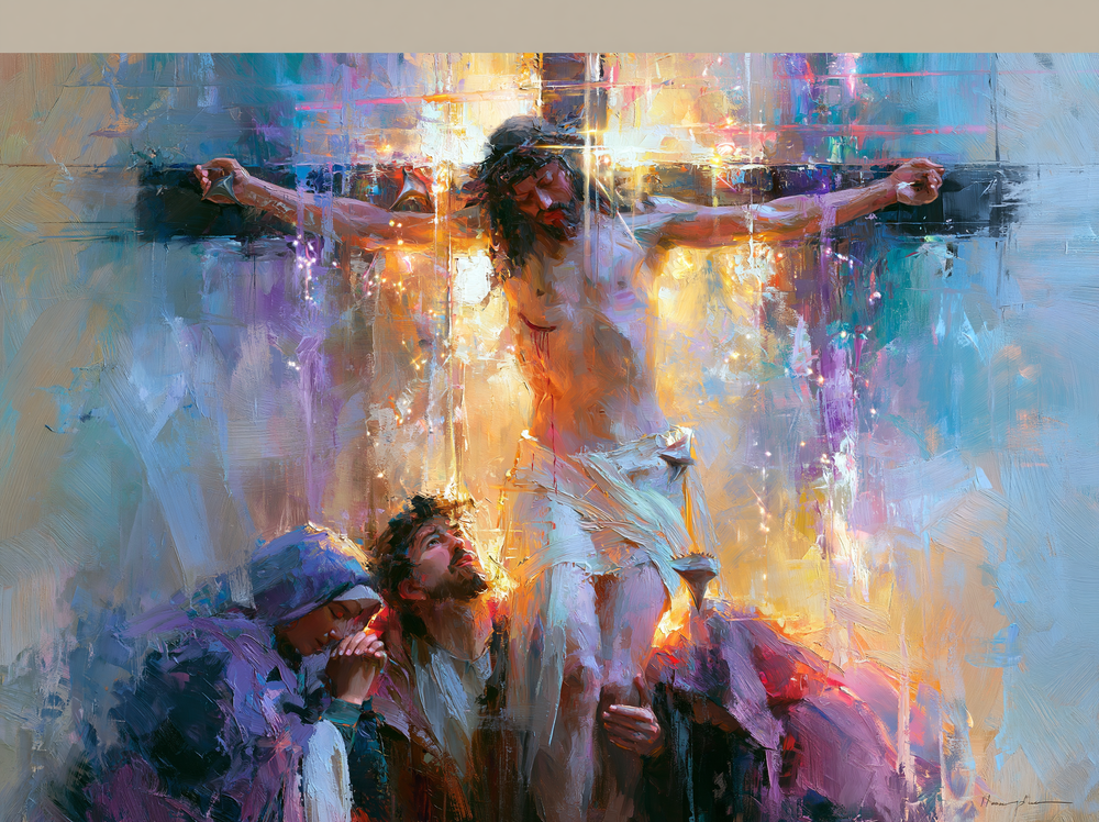 La Crucifixión - Impresionista · Paisaje n° 7 - Arte cristiano