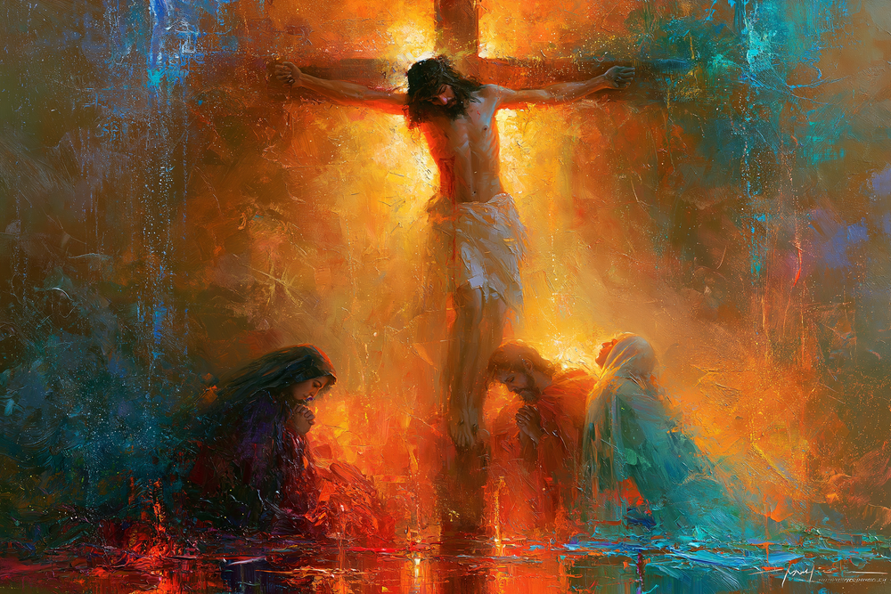 La Crucifixión - Impresionista · Paisaje n° 12 - Arte cristiano