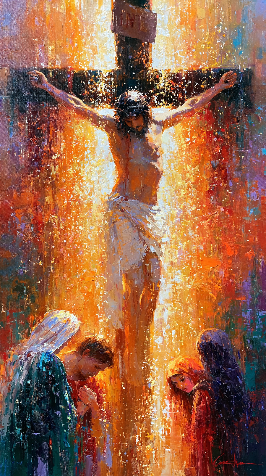 The Crucifixion - Impressionist · Portrait n° 8