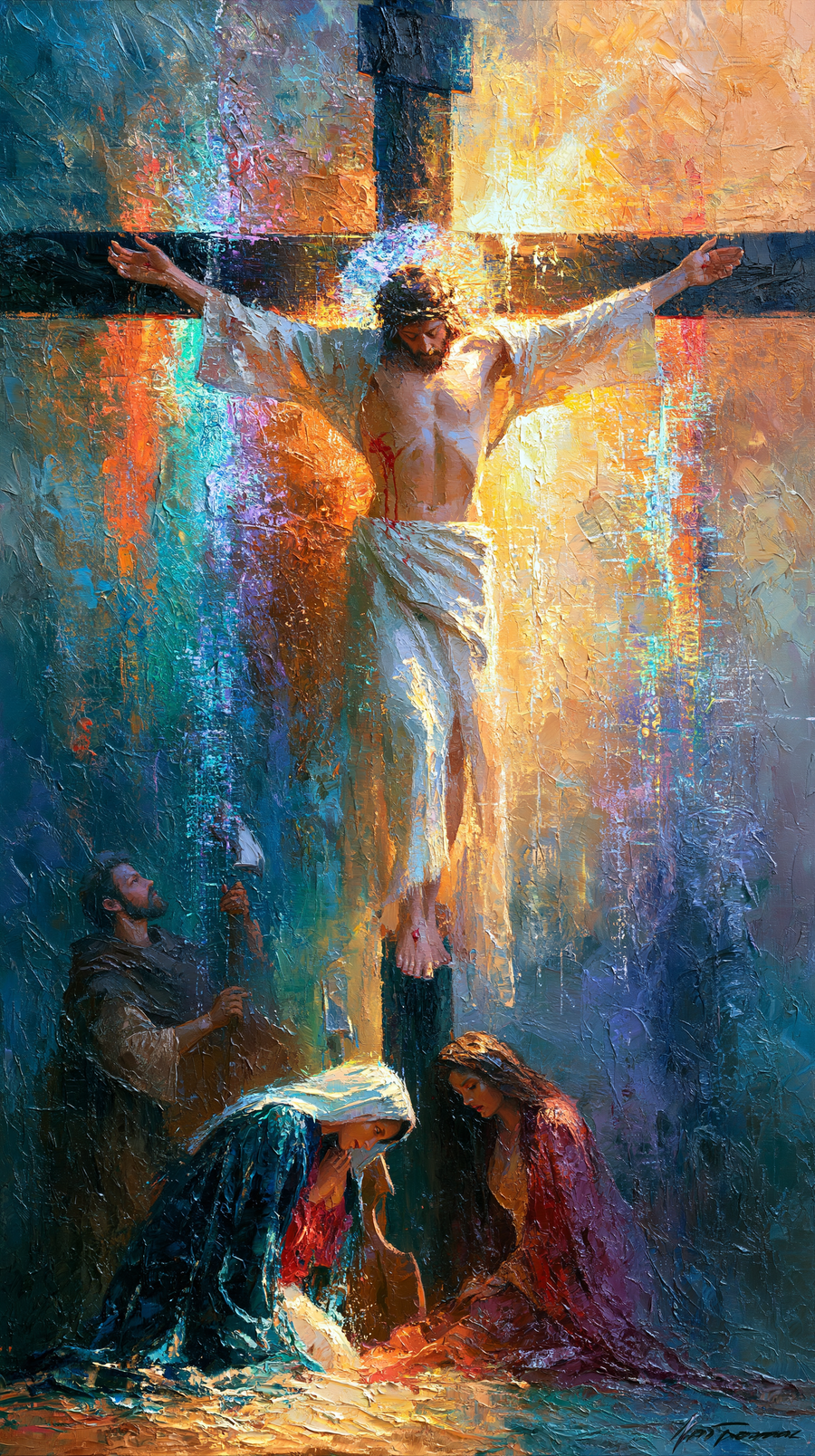 The Crucifixion - Impressionist · Portrait n° 9