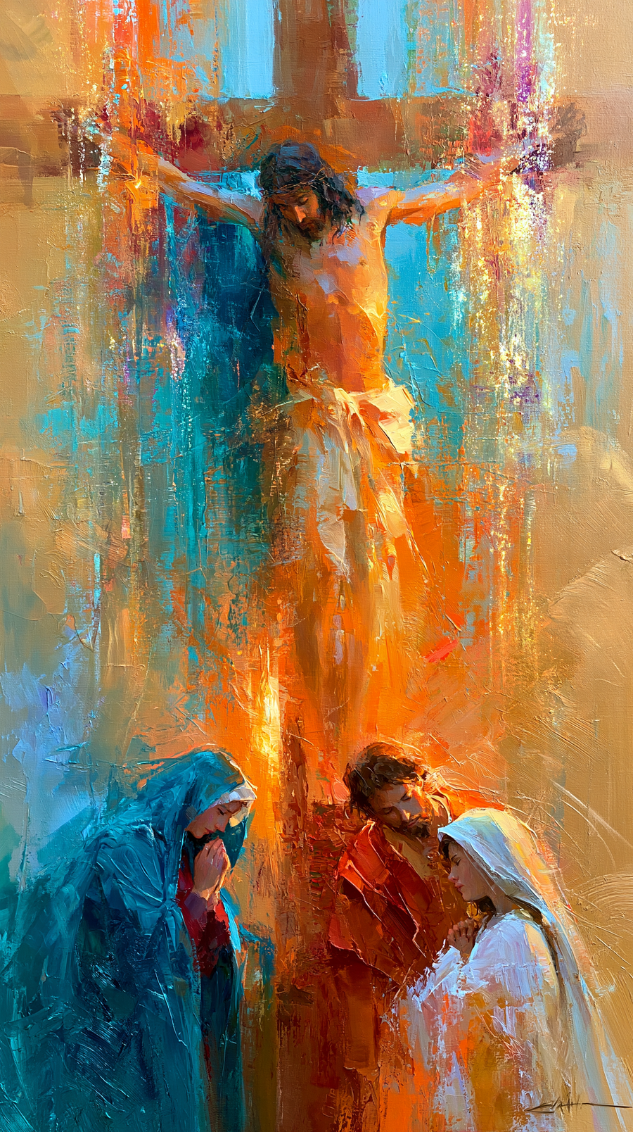 The Crucifixion - Impressionist · Portrait n° 11