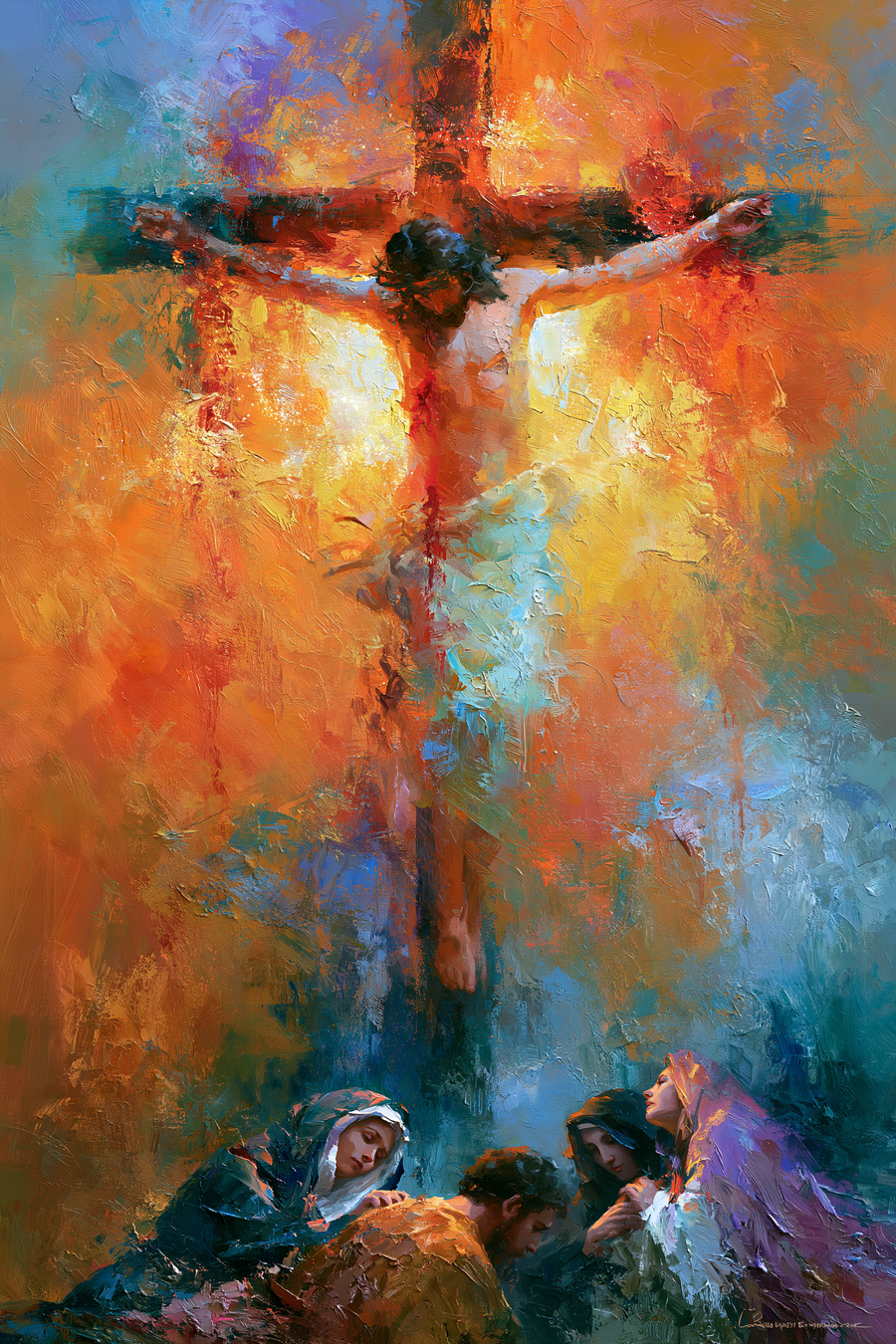 The Crucifixion - Impressionist · Portrait n° 12